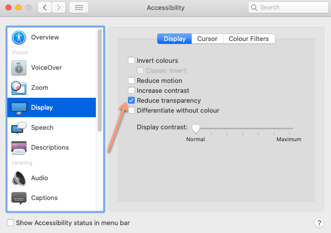 Mac Accessibility Settings