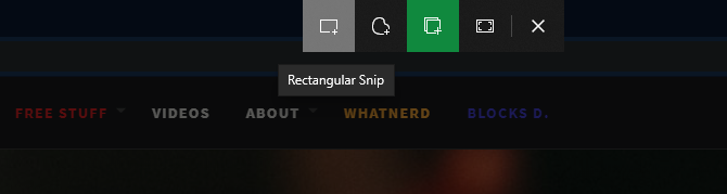 Windows 10 Screenshot Shortcut Toolbar