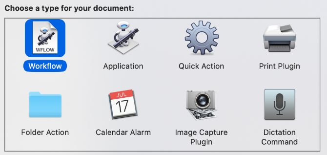 Workflow Automator document type