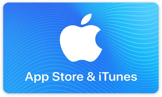 An image of the App Store & iTunes gift card