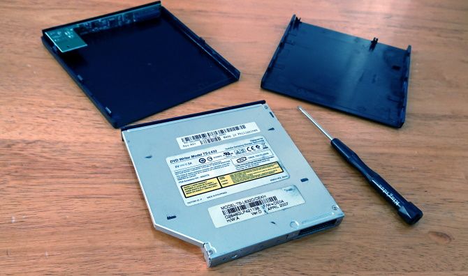 Build a DIY external DVD drive