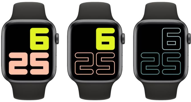 Numerals Duo Apple Watch Facer
