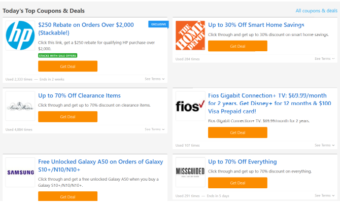 Top 14 Sites For Online Coupons Promotional Codes