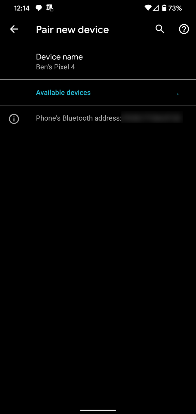 Android Bluetooth Pairing