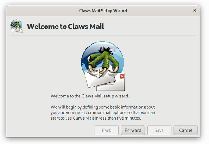 Claws Mail email client on Linux