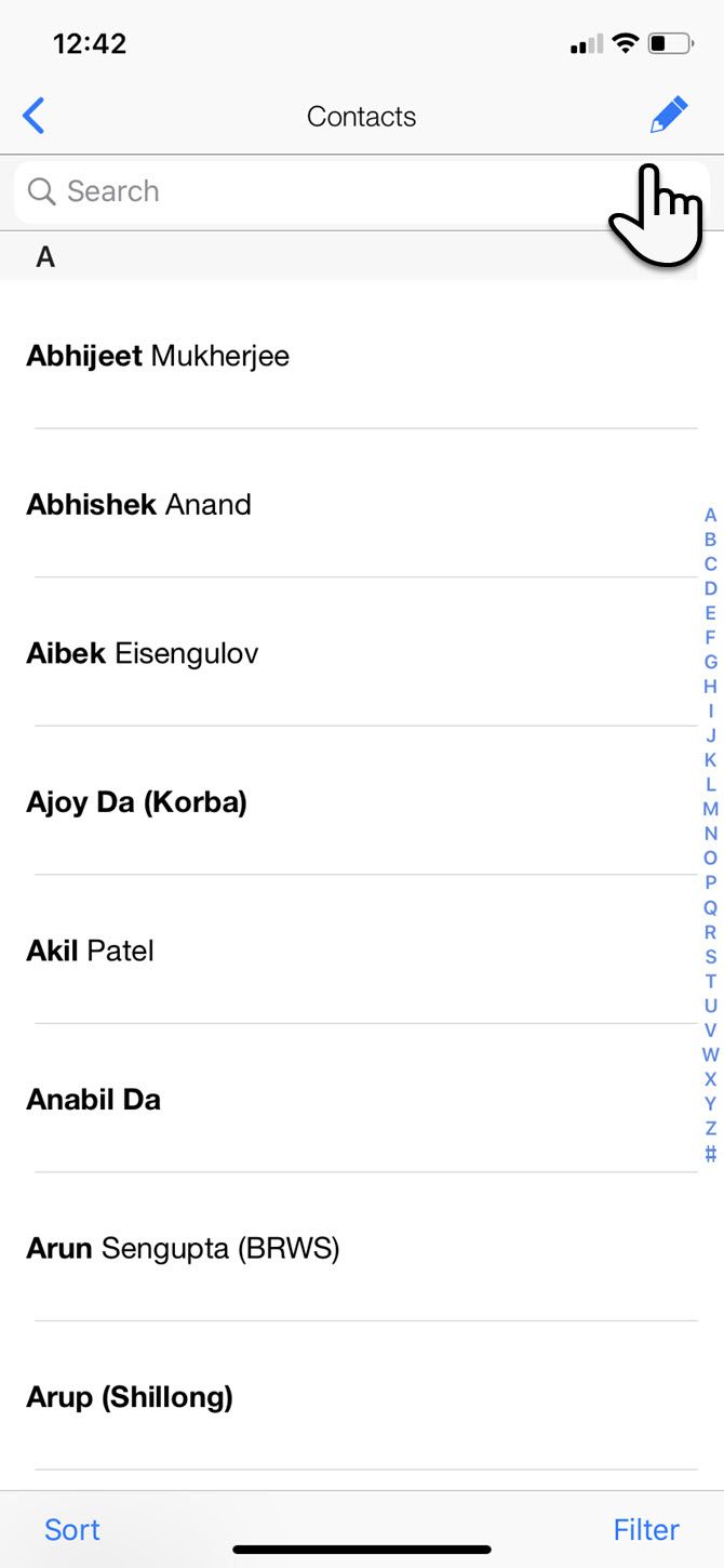 Screenshot of Cleanup Duplicate Contacts