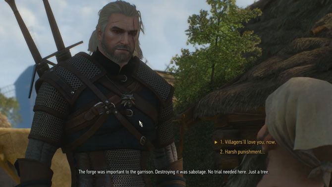 witcher 3 dialogue consequences