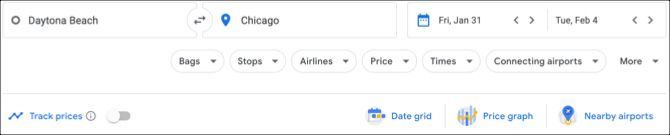 Google Flights Date Price Airports