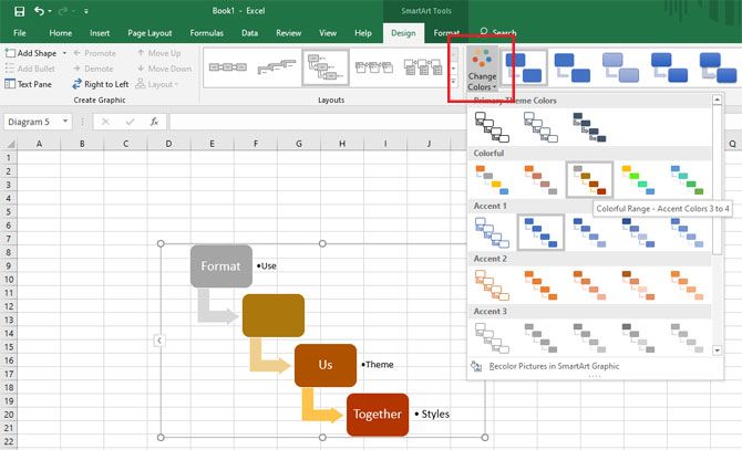 create a flowchart in excel 2017 for mac