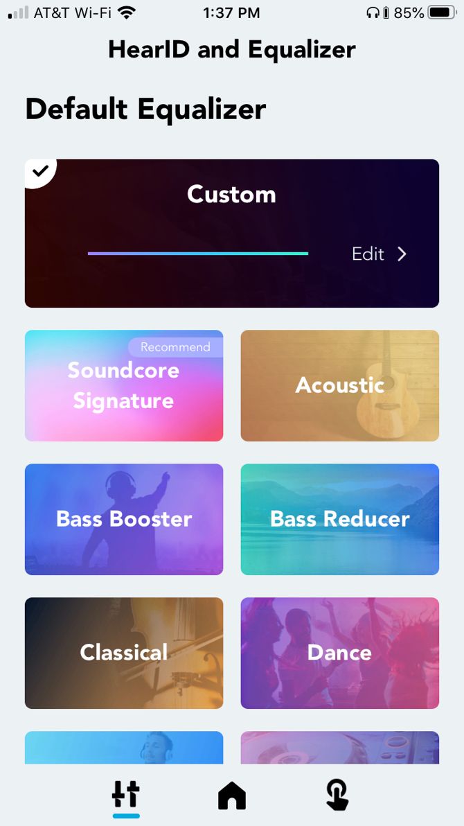 Soundcore App Equalizers