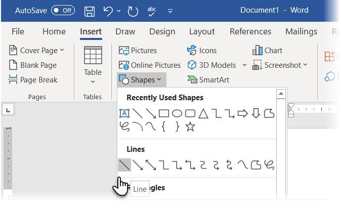 How To Add Line In Microsoft Word