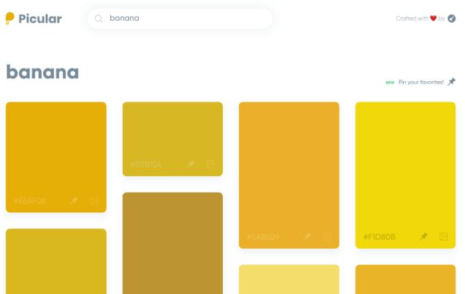 Picular is Google for colors, finding hues for abstract words or regular objects