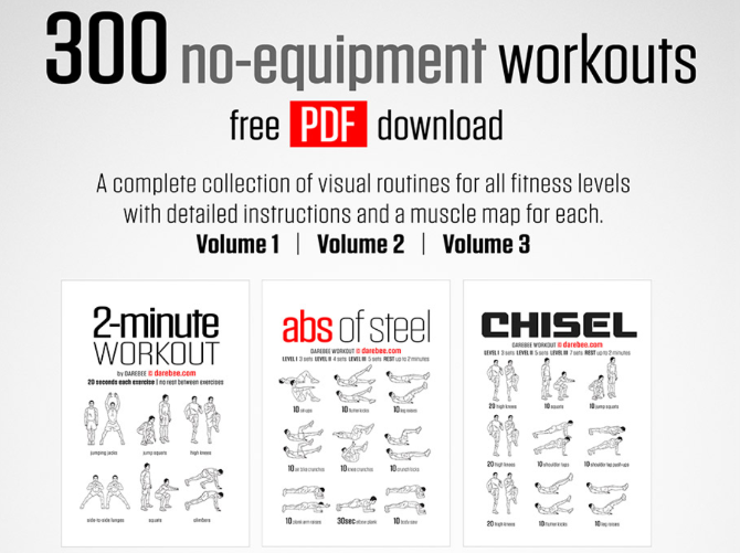 Equipment free strength training sale