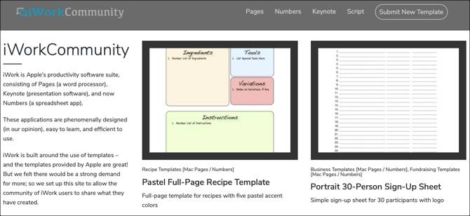 Templates