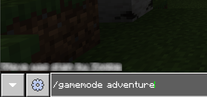 Change Minecraft game mode with a command
