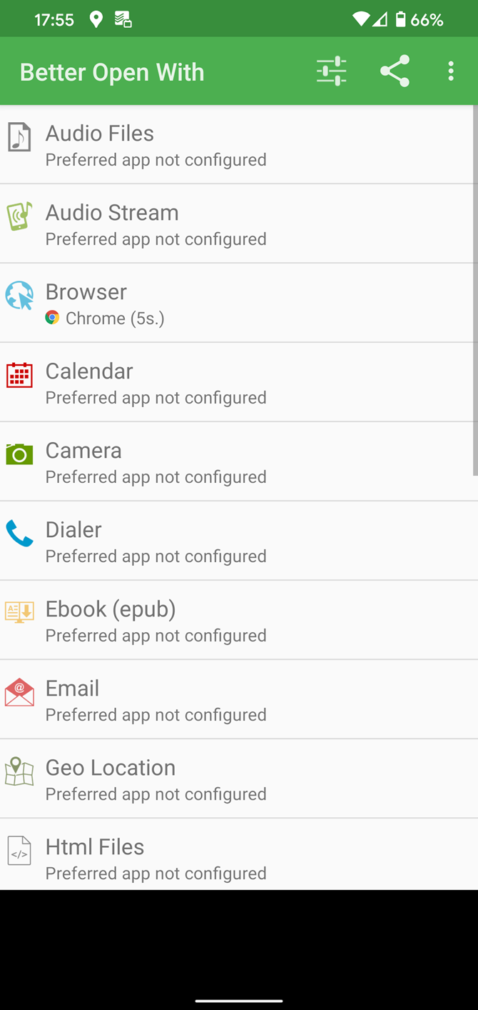 how to change default email app on android