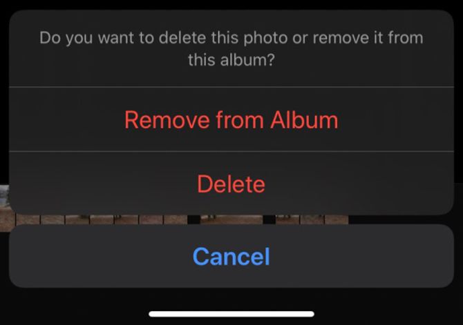 Delete Photos on iPhone
