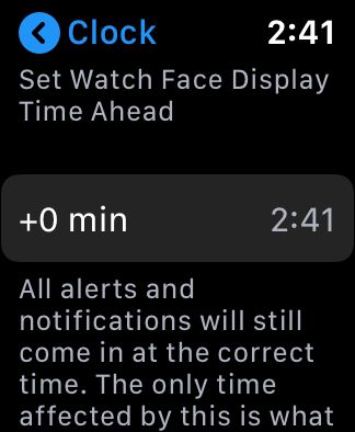 Apple Watch Clock Set