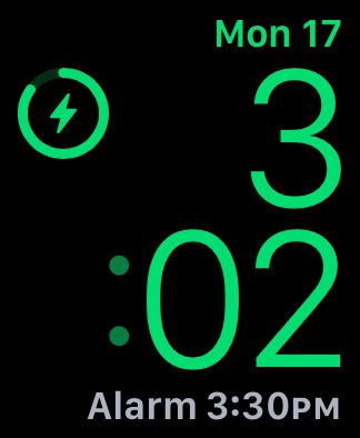Apple Watch Nightstand Alarm