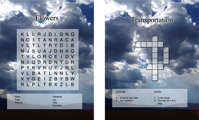 Instant Online Puzzle Maker create search and crossword puzzles