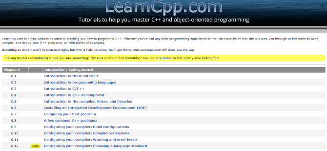 The LearnCpp website