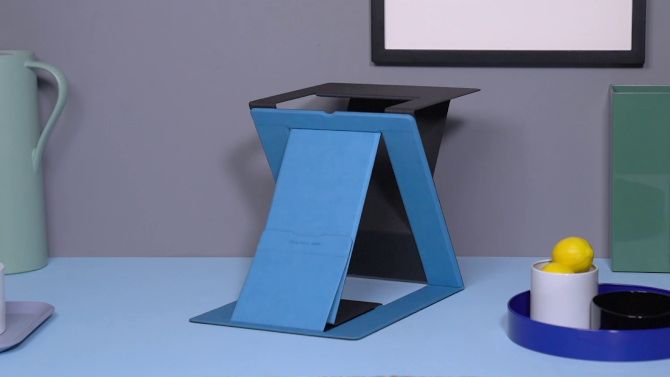 MOFT Z foldable standing desk and laptop stand