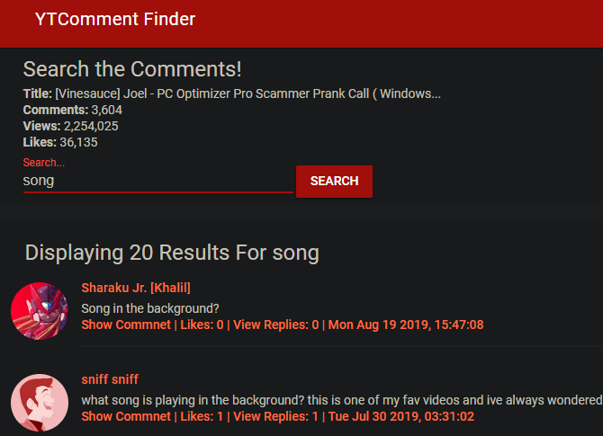 YTComment Finder - Come identificare musica e canzoni nei video di YouTube: 5 modi