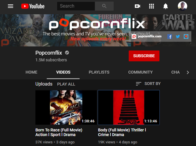 The Best Free Movie Streaming Sites Makeuseof