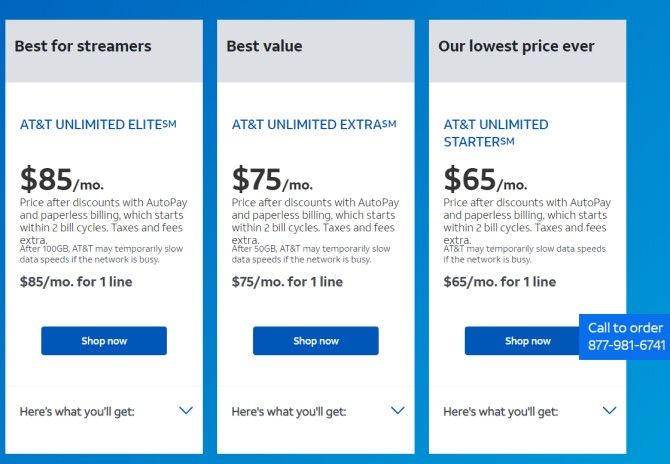 AT&T Unlimited Cheap Phone Plan