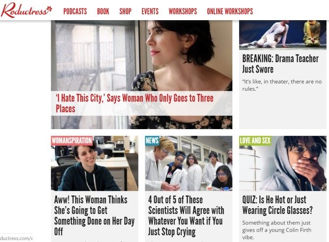 Reductress Funny News Sites