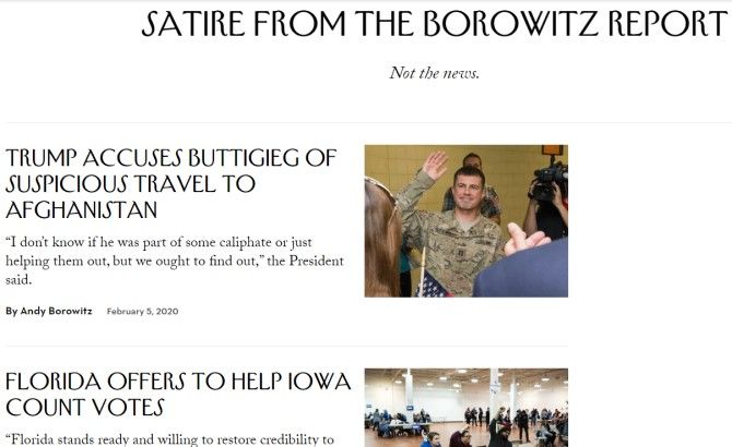 Borowitz Report Funny News SItes
