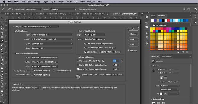 Adobe Photoshop Versus GIMP CMYK Support