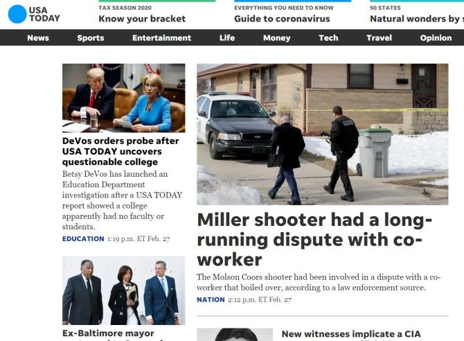 USA Today Sites Like The New York Times