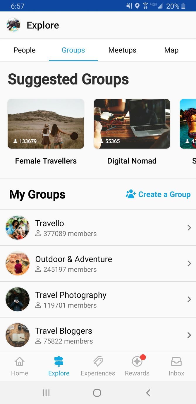 Travello Social Travel App Groups