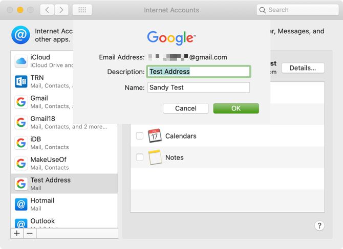 how ot add a new gmail to mac email account