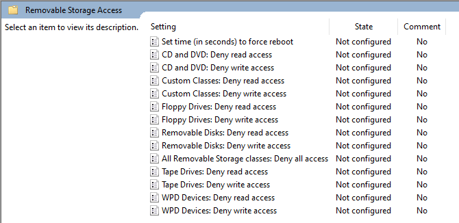 Windows Deny Storage Access