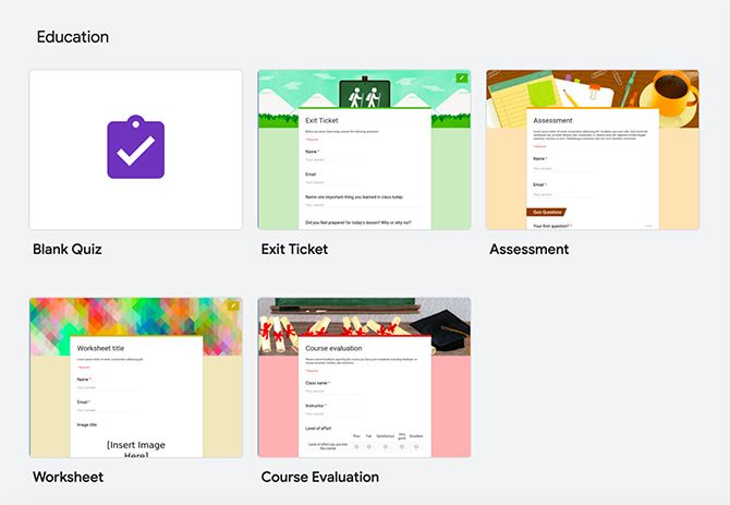 Importance of Google Forms for Education