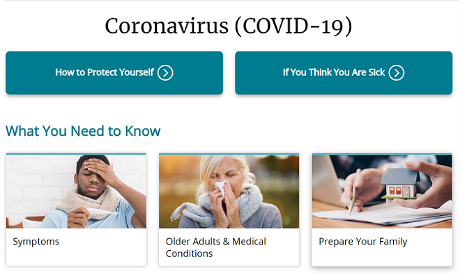 cdc coronavirus covid-19 information