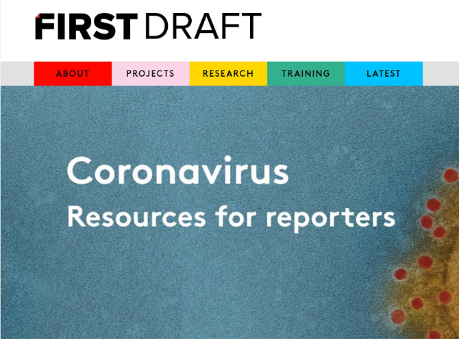 first draft coronavirus resources reporters