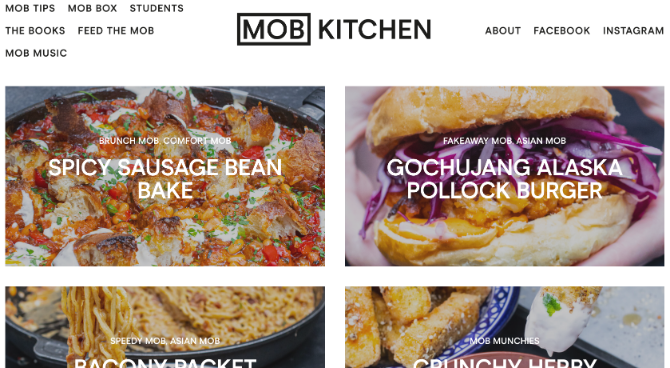 Mob Kitchen makes cooking simpler for students and beginners with recipes that serve four people for less than 10 bucks