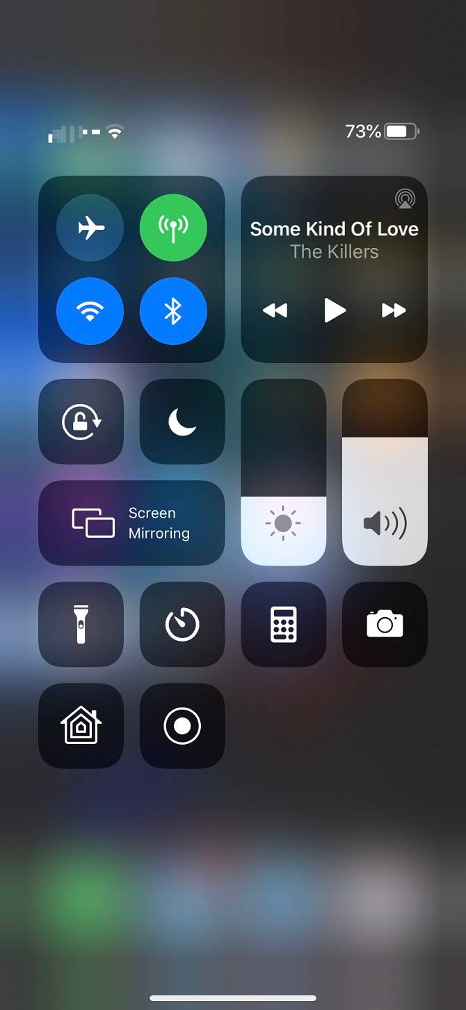 control center centre idevice XR