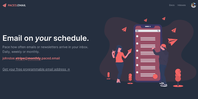 Paced Email gives you an email alias to batch newsletters and recurring messages daily, weekly, or monthly