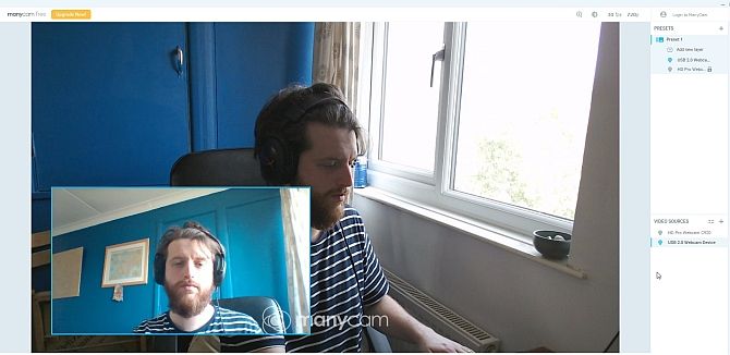 manycam dual webcam skype