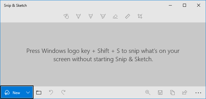 Windows 10 Snip and Sketch