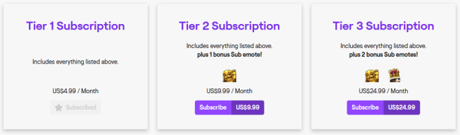 Twitch tier 3 sub