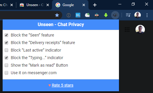 Unseen Chat Privacy Messenger