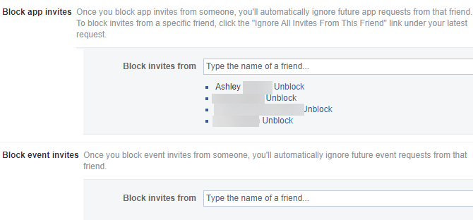 Facebook-Block-App-Einladungen