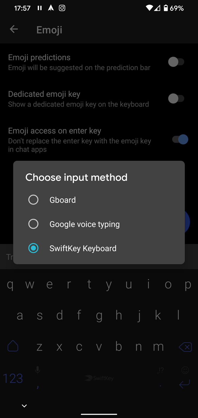 Android Choose Keyboard