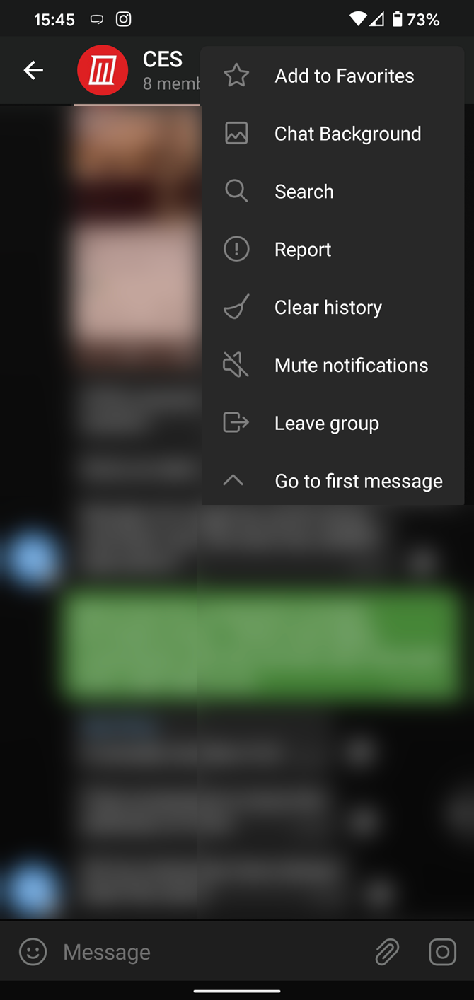 Telegram Mute Option