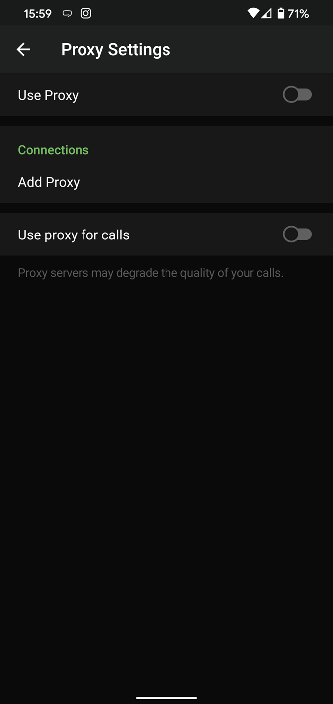 Telegram Enable Proxy